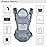 Baby Carrier Ergonomic Infant Carrier with Hip Seat Kangaroo Bag Soft Baby Carrier Newborn to Toddler 7-45lbs Front and Back Baby Holder Carrier for Men Dad Mom