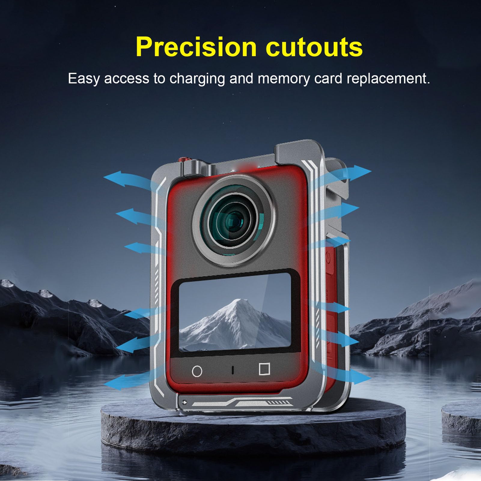 Cryfokt OM 360 Metal Cage, Expandable Design with Protection