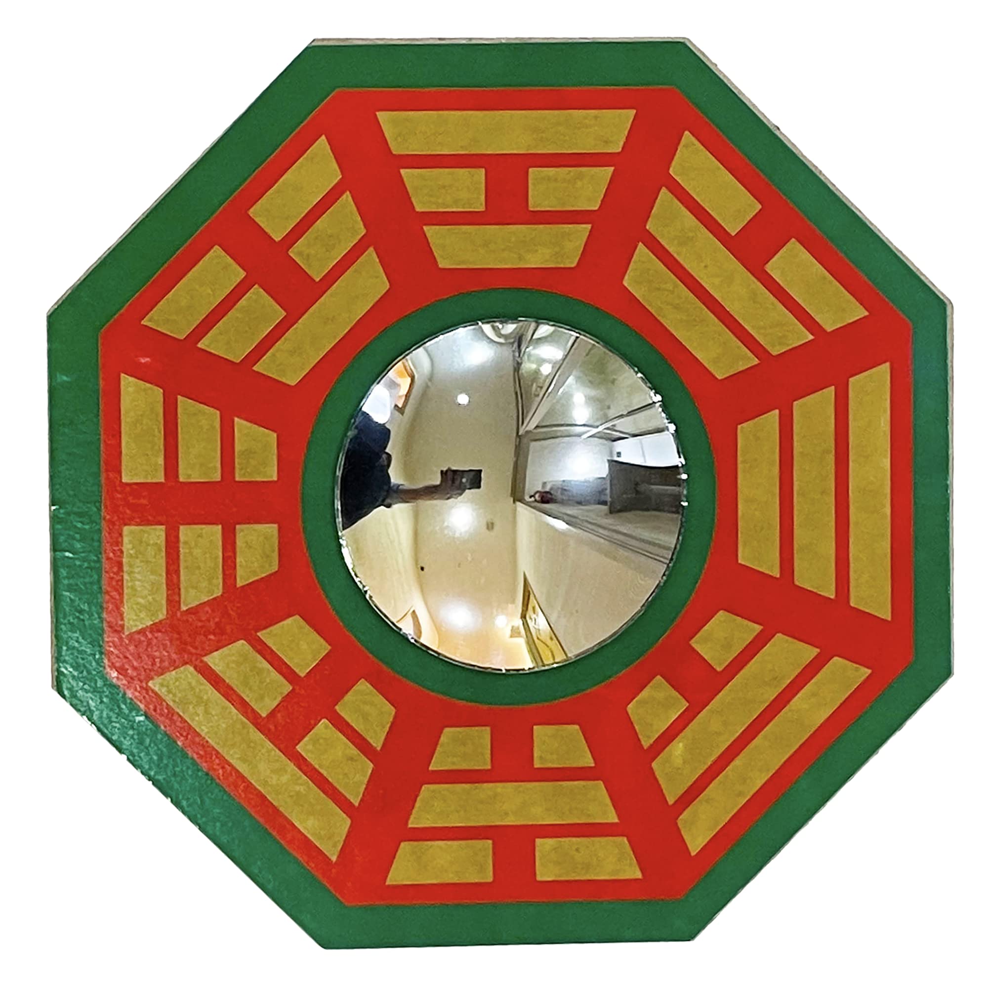 Buy Natchcart Fengshui Big Size 22cm Pakua Bagua Convex Mirror for Home