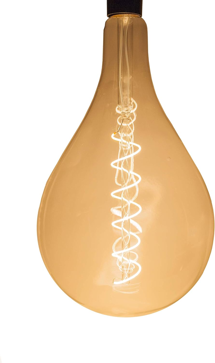 Hometown Evolution, Inc. LED BT180 Spiral Filament 5 Watt Light Bulb with E26 Medium Base for Lamps, Fixtures, and Pendant Lights