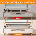 tiebutie Soundbar Wall Mount for Bose WB-300 SoundTouch 300 Sound Bar 300/500/550/600/700/900/950 Smart Ultra Bracket with Hardware Kit, Sound Bar Mount for Bose Soundbar Mounting Bracket Under TV