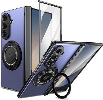 for Samsung Galaxy Z Fold 7 Case and Screen Protector, Blue