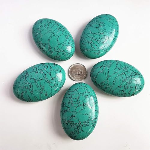 Vista 82 de Jaspe de sangre de dragón natural, bolsillo ovalado en la palma de la palma, cristal curativo para masaje, spa, piedra energética, cristales y Jaspe