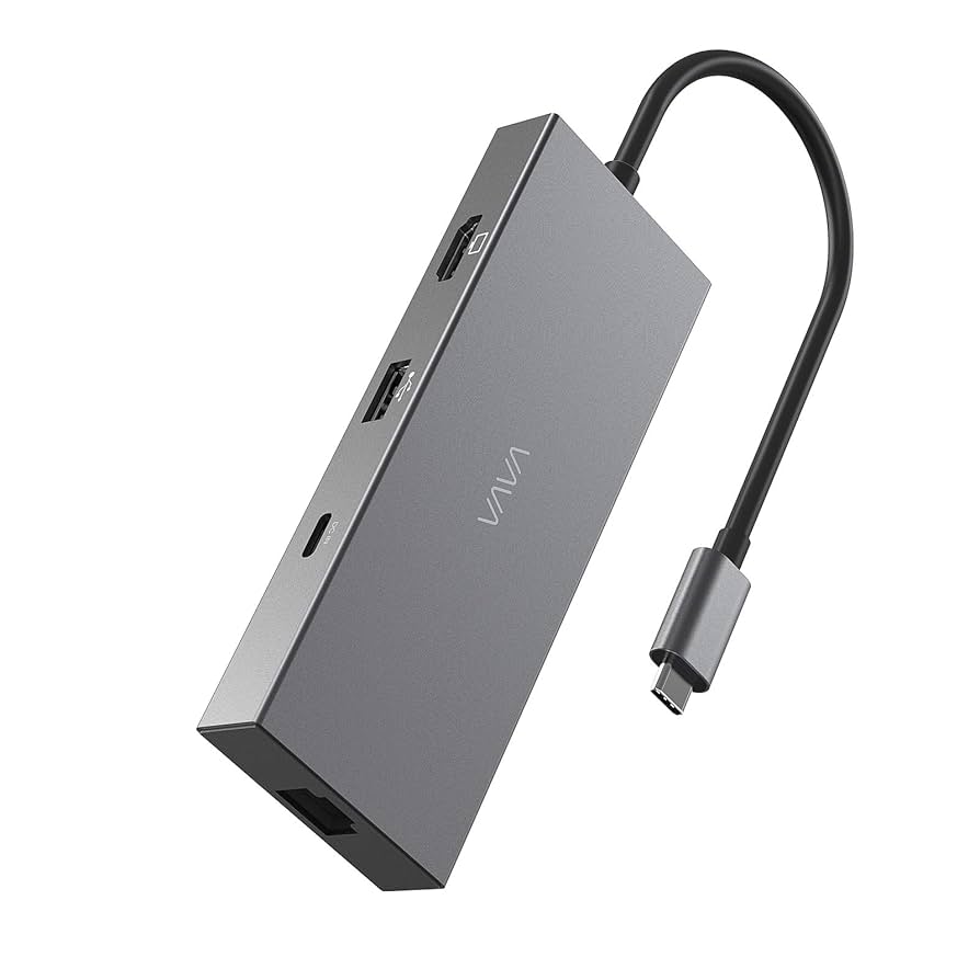 Amazon | Vava 8-in-1 USB Cハブ イーサネット、4K HDMI、5つの