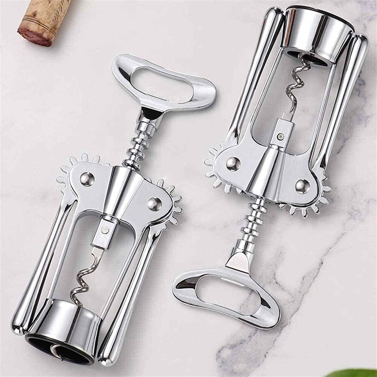 Pictetw Wing Corkscrew, Multifunctional Wine and Beer Bottle Opener, Wine Corkscrew for All Cork Stoppered and Beer Cap Bottles Wine Enthusiast and Waiters