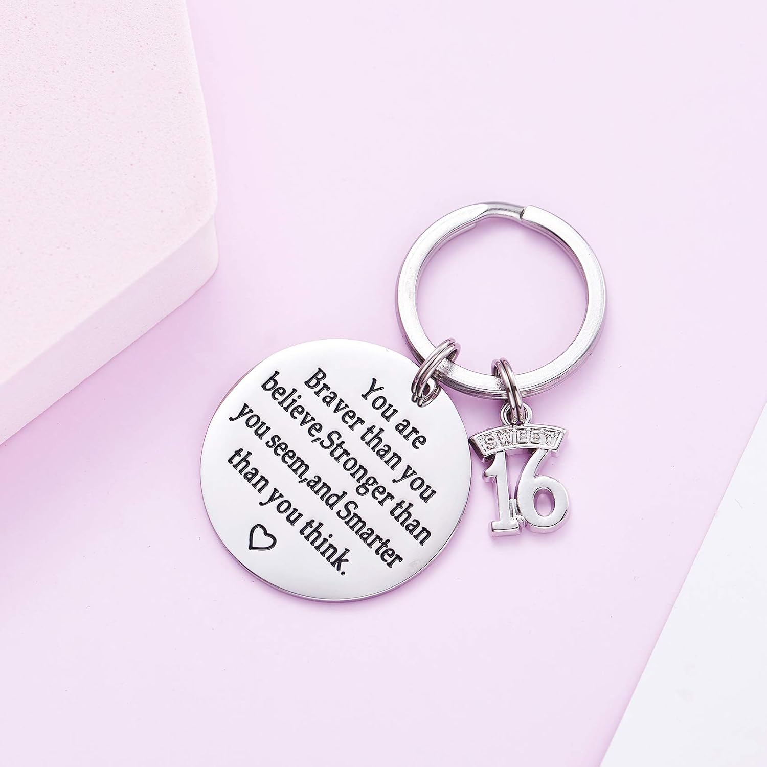 Melix Home Birthday Gift Happy Birthday Keychain, 10th 12th 13th 16th 30th, Stainless Steel Birthday Key Ring Gift Women, Men - Image 5