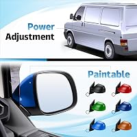 ZWPARTS Elektromos Visszapillantó Tükör VW T6 2015-2024 Modellekhez - Bal Oldali, Behajtható, Fűthető, Konvex Vezetőoldali Tükör 5