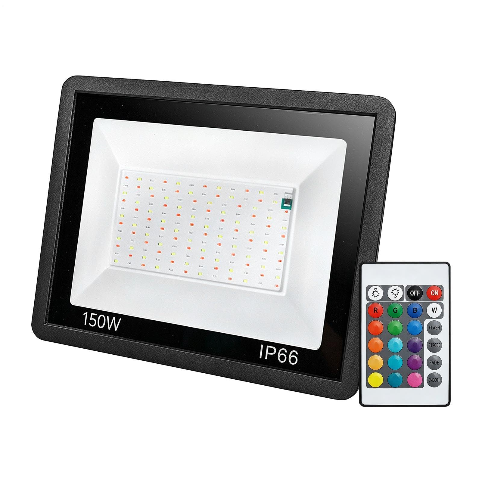 Naświetlacz LED do użytku zewnętrznego Oprawa Tarasowa RGB z Funkcją Zmiany | lampa LED zewnętrzna Do Ogrodu, Podwórka, Patio, Werandy, Ścieżek, Chodników I G