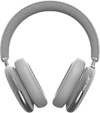 Freepods 120H Playtime Wireless Bluetooth Active Noise Cancelling Over-Ear Headphones, ANC/ENC Pro-Level Headphones with Microphone Type-C Charging for Run Travel Game Sports Gym (Silver) - 1