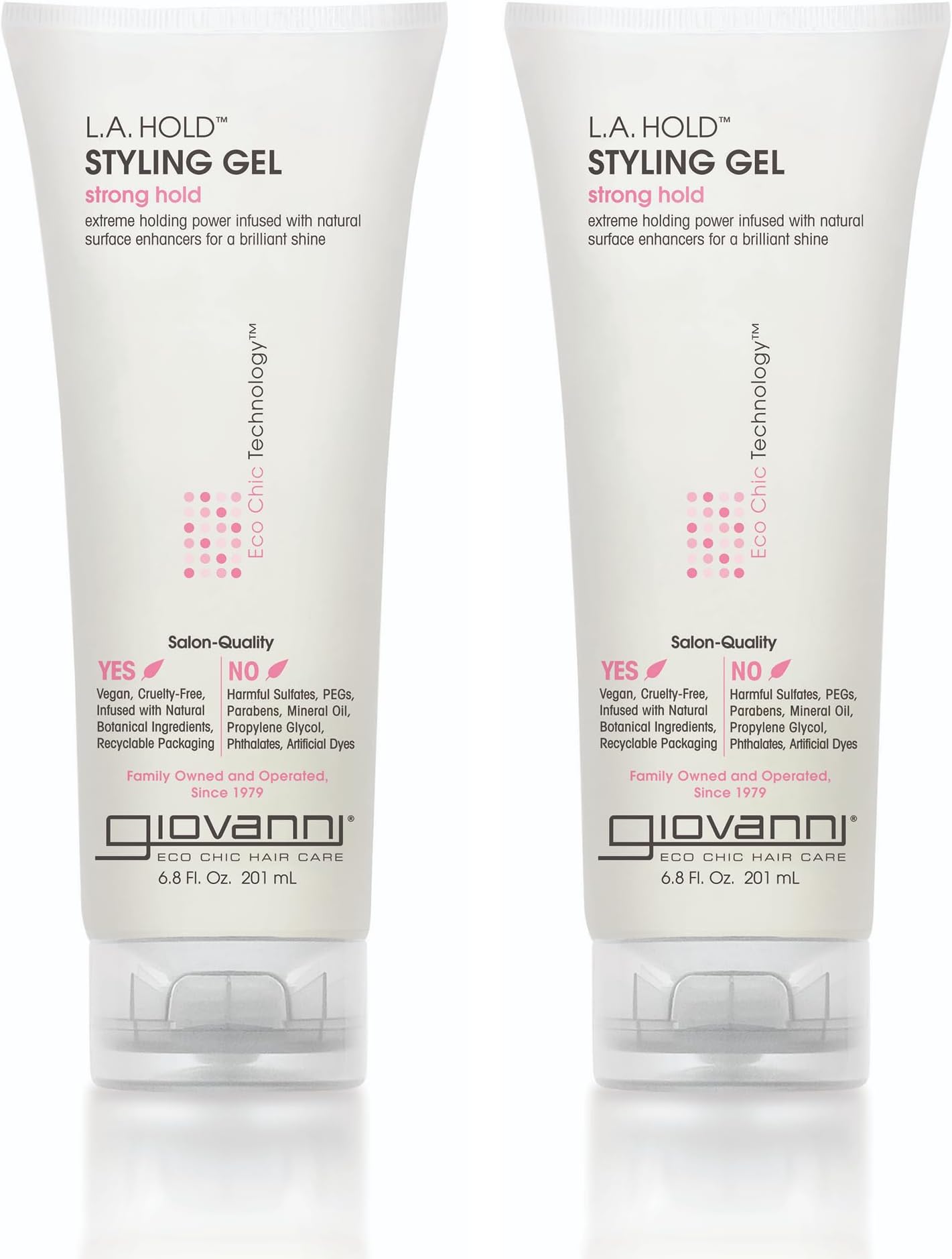 Eco Chic L.A. Natural Styling Gel (6.8 Oz, 2-Pack)