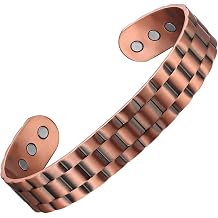 Earth Therapy Nordic Style Ultra Strength Magnetic Field Bracelets for Men & Women - Adjustable