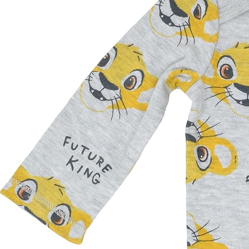 Miniatura 7 de Disney Paquete de 3 mamelucos de Minnie Mouse de Mickey Mouse de Rey León, Winnie the Pooh, para bebé recién nacido a bebé