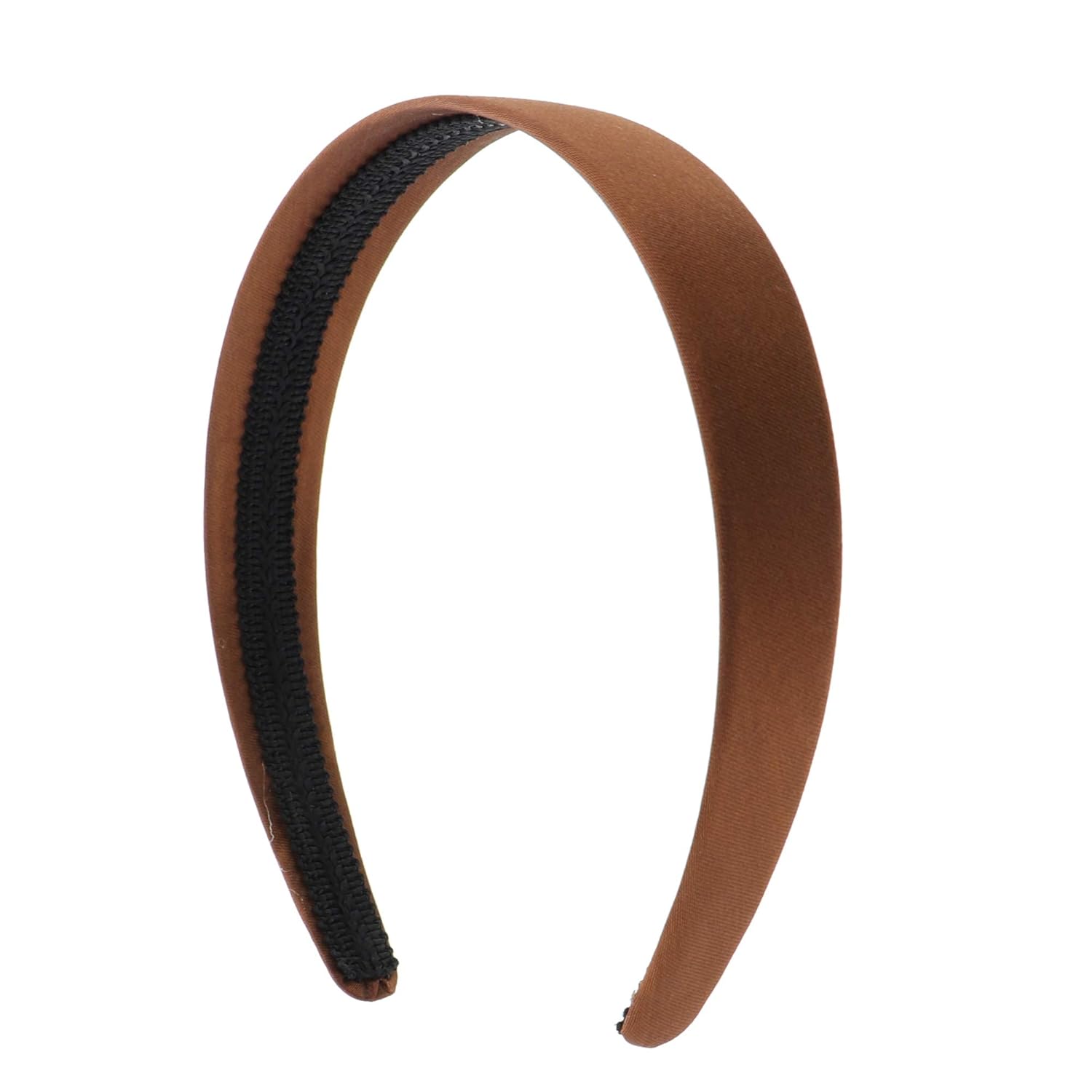 Light Brown 1 Inch Satin Hard Headband : Clothing, Shoes & Jewelry
