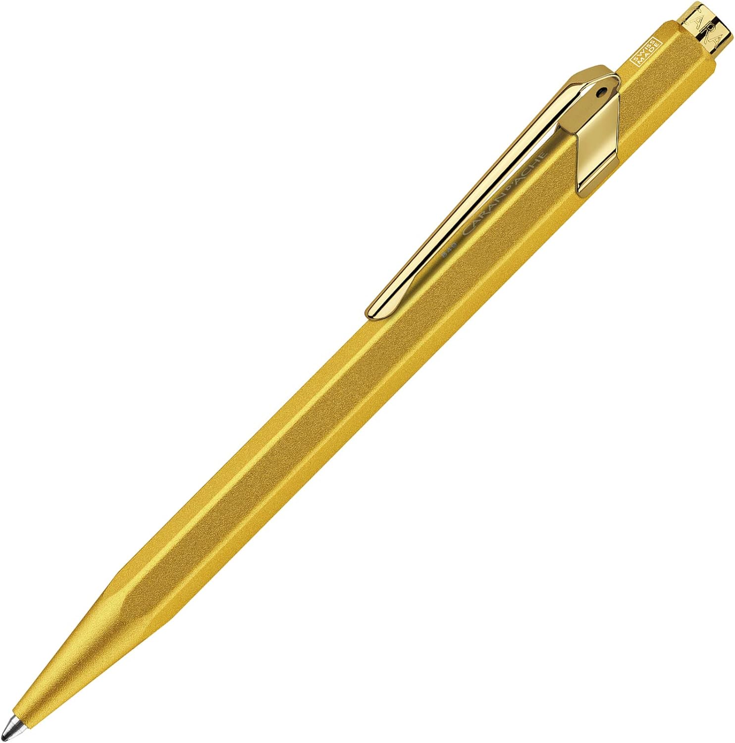 CREATIVE ART MATERIALS Caran D'ache Ballpoint Pen, Goldbar (849.999)