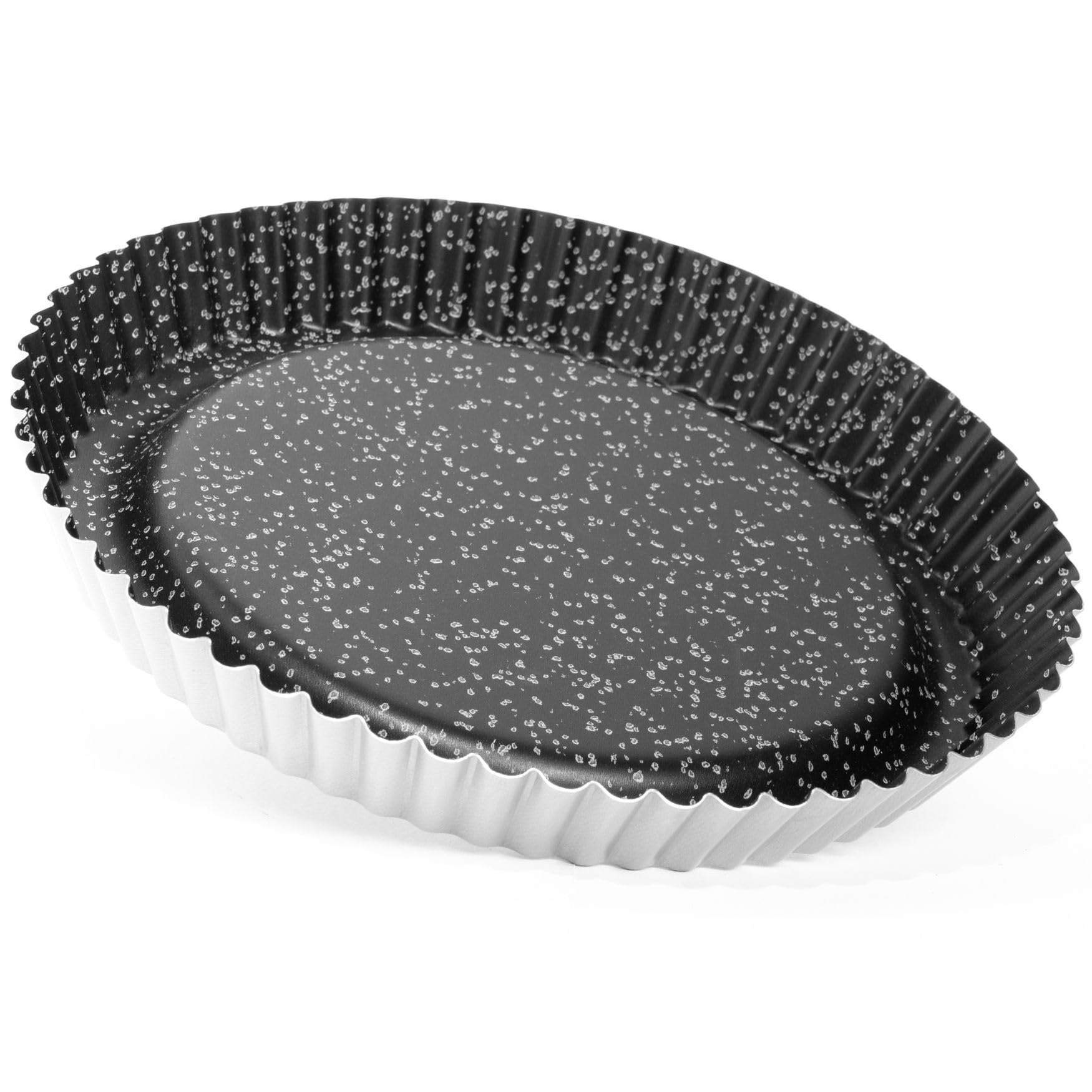 NAMAI - Moule Tarte, 28 cm Ø x 4cm H, Anti-Adhérent, Aluminium, Moules à Tarte, Plats à Tarte, Moule Gateau Rond, Made in Italy, Moule a Tarte, Moule Rond
