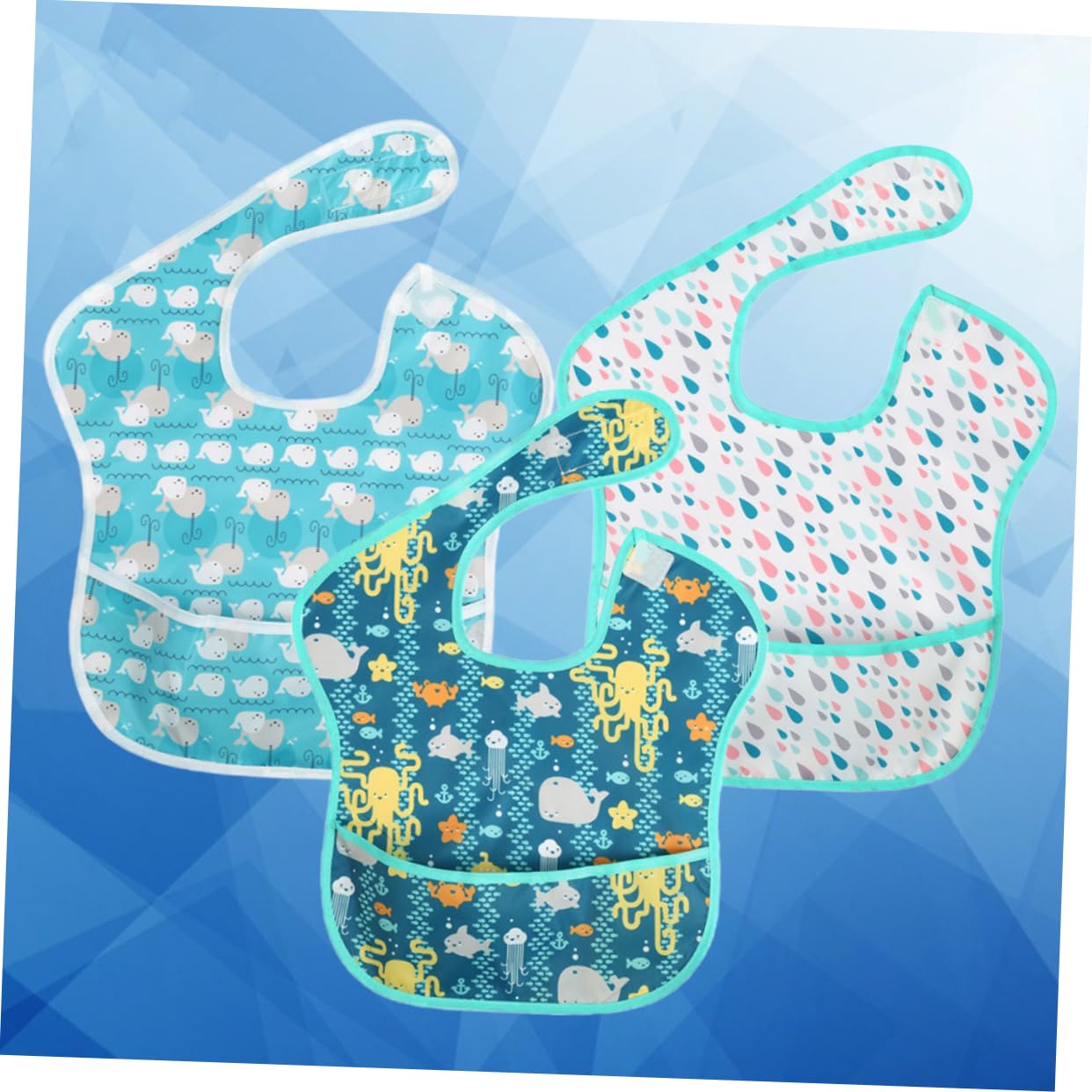 TOYANDONA 9 Stk Cartoon- -Lätzchen bibs babylätzen latzerl für bib wc Babyspeicheltuch wasserdichtes Babylätzchen -Stimmung -Gebot Karikatur