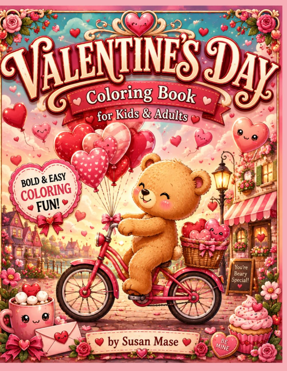 Valentine's Day Coloring Book: for Kids and Adults