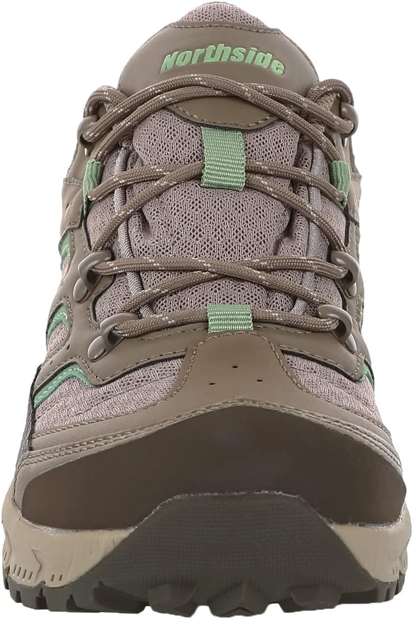 Northside Womens Croswell Hiking Shoes - Waterproof Durable Performance Rubber Traction Shock Absorption Outsole - Speed Lacing System Lightweight Molded EVA Midsole