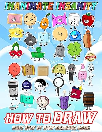 Amazon.com: How To Draw Inanimate Insanity and Coloring Book: NEW ...