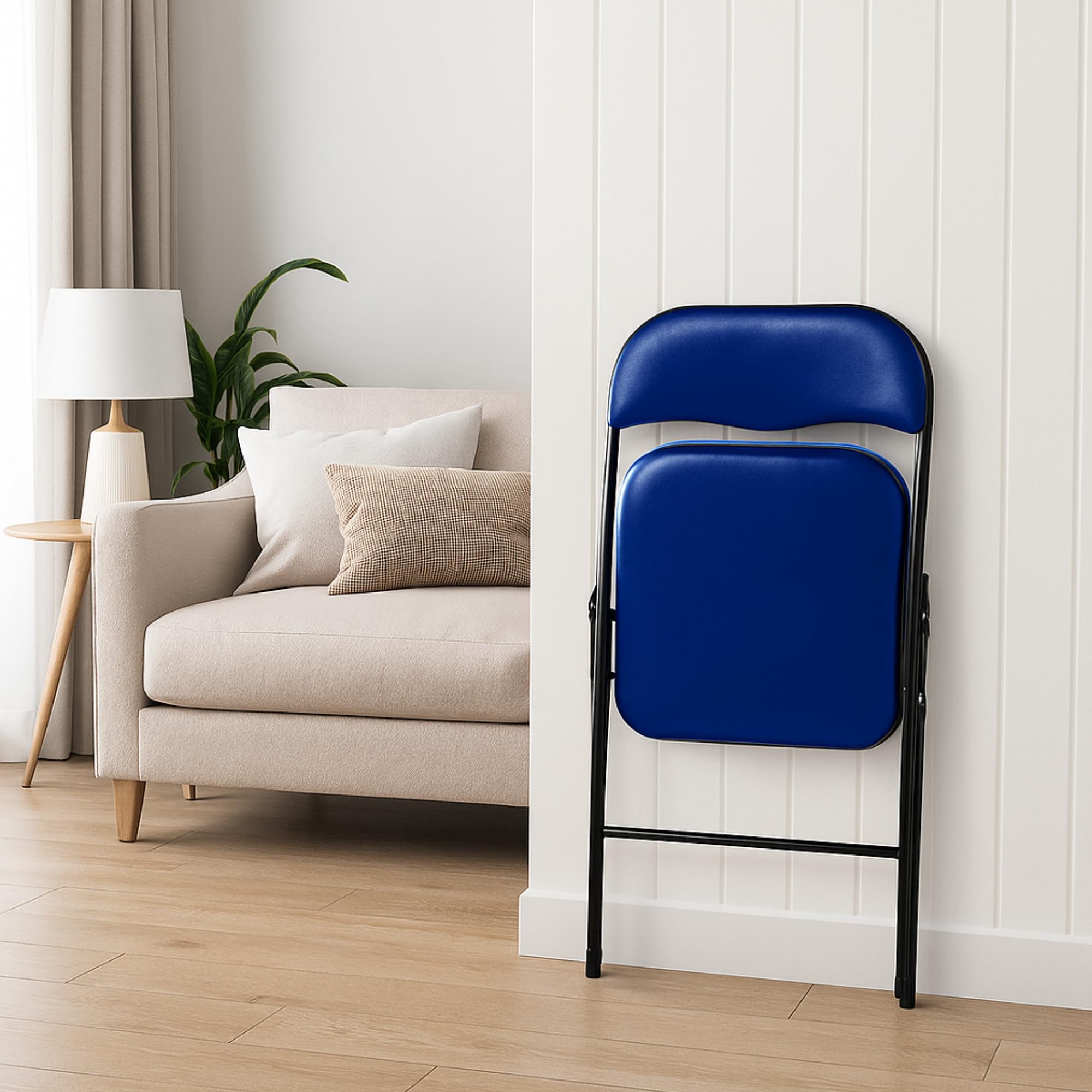 HOUSE COLLECTION SEDIA PIEGHEVOLE (4 BLU)