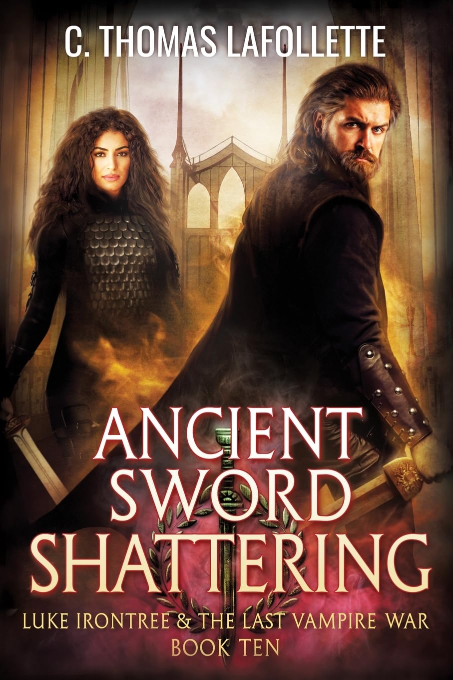 Buy Ancient Sword Shattering: A Vampire Hunter Action-Adventure Urban Fantasy Novel: 10 (Luke Irontree & the Last Vampire War) — BookShops.in