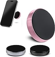 Vista 7 de True Line soporte para teléfono celular para el automóvil, para el tablero del auto, con imán, kit de montaje, para el volante, Negro