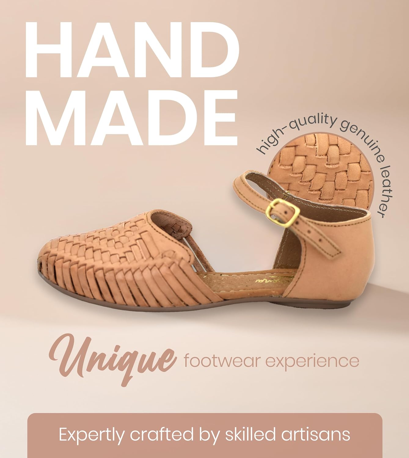 macarena huaraches 2cky - Handcrafted Details