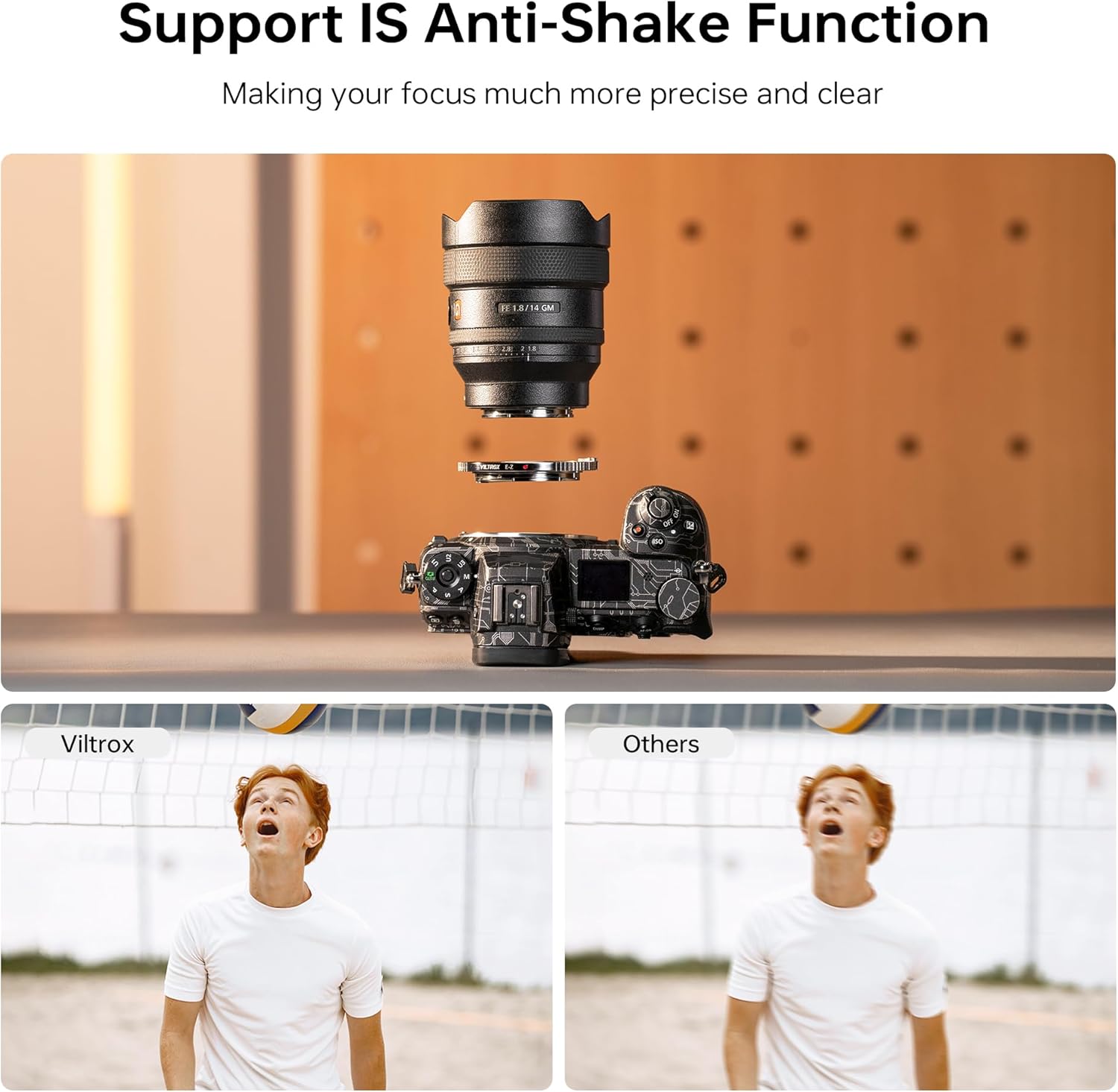 VILTROX E-Z Lens Adapter, Ultra-Thin 4mm Auto Focus Ring Mount Adapter Lens Converter Compatible with E Mount Lens to Nikon Z Mount Mirrorless Cameras Z5 Z50 Z6 Z6II Z7 Z7II Zfc