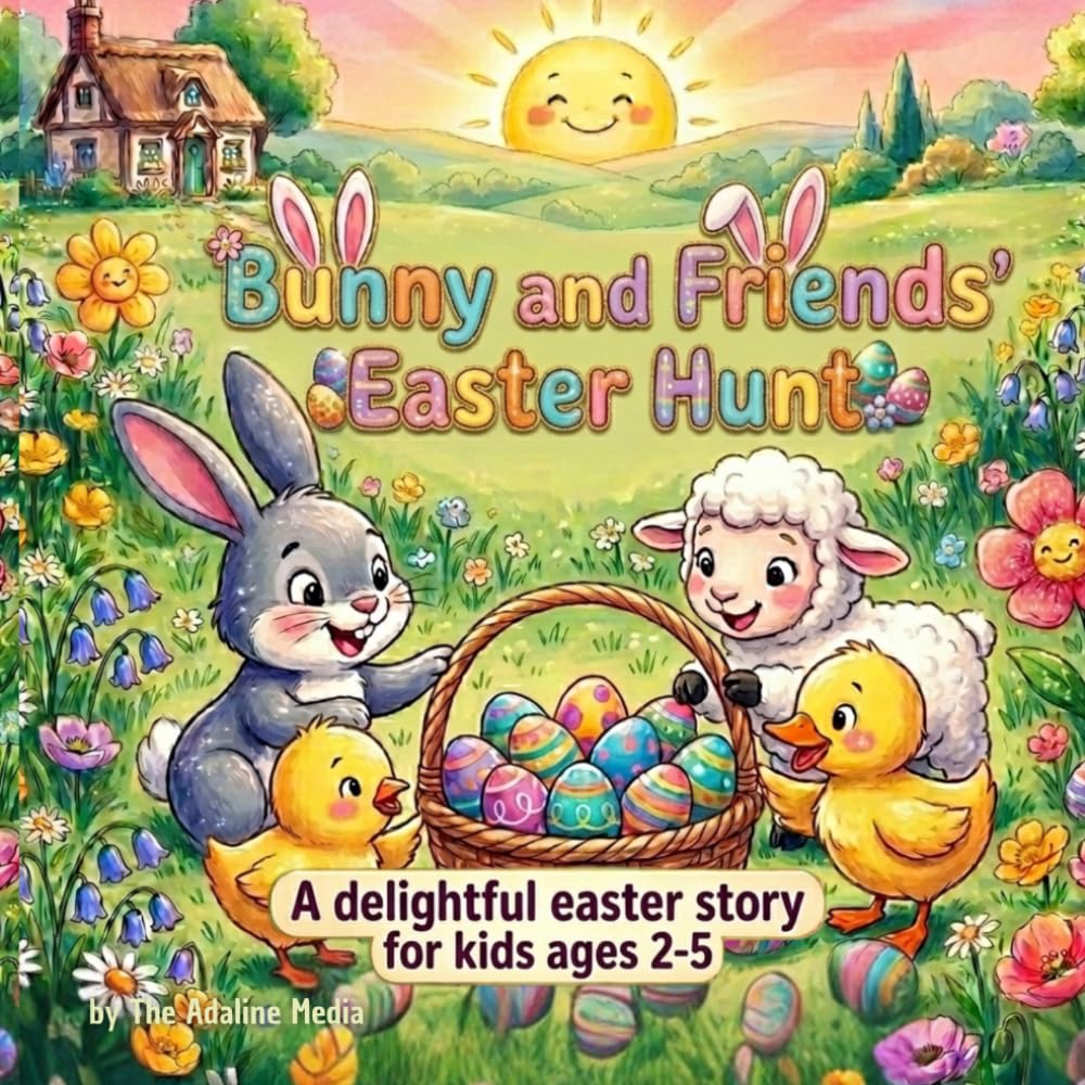 Bunny and Friends’ Easter Hunt: Kids Spring Picture Book Teaching Friendship, Sharing, Kindness and Teamwork For Toddlers Ages 2–5