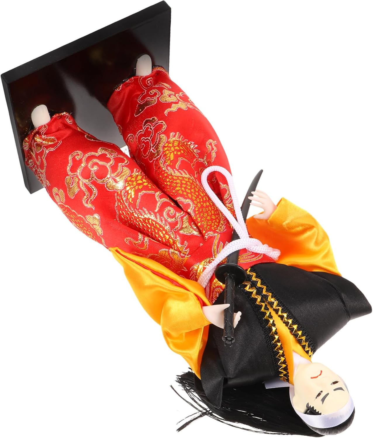 ERINGOGO Japanese Samurai Doll Figurine Traditional Home Decor Ornament for Bedrooms Offices and Living Rooms Captivating Japanese Aesthetics and Culture Collectible