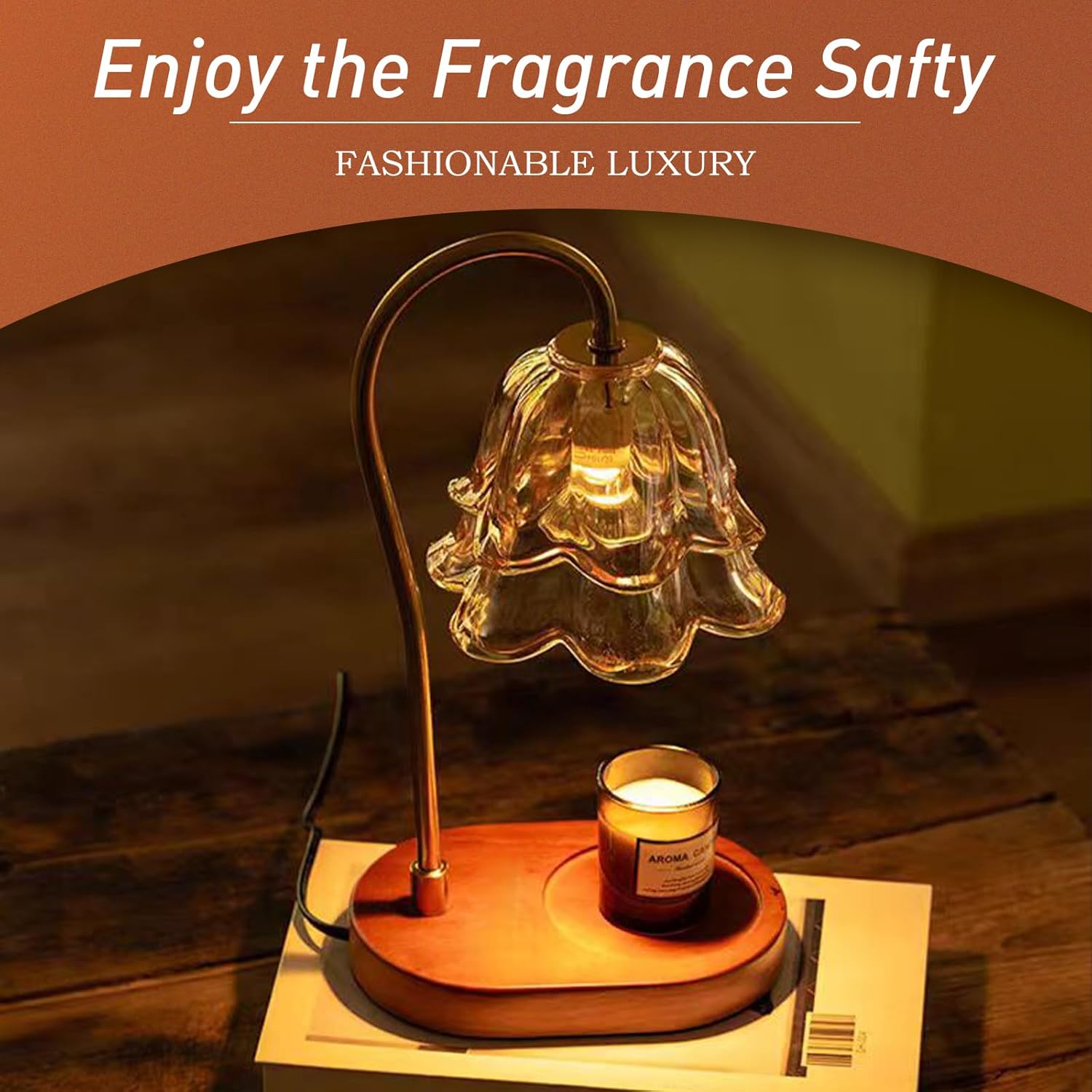 Candle Warmer Lamp with Timer: Electric Warmer Lamp for Scented Candles with 2 Bulbs,Suitable as a Birthday Gift, Mother's Day Gift, Home Decoration