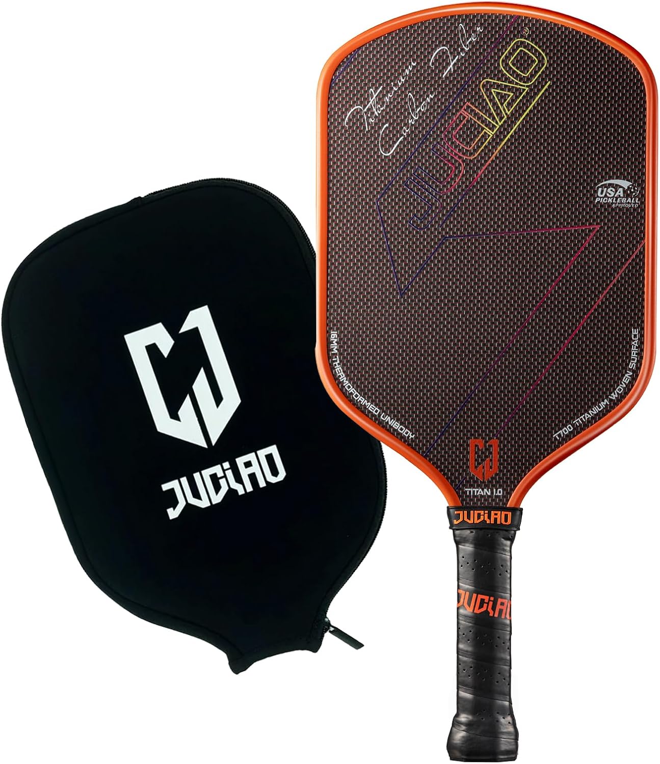 Pickleball Paddles,T700 Carbon Fiber Surface Pickle Ball Racket, Honeycomb Core,USAPA Approved Pickle Ball Paddle for Beginners & Intermediate Players - Image 7