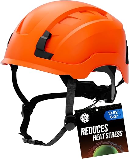 GE Orange GH401 Safety Helmet Non Vented