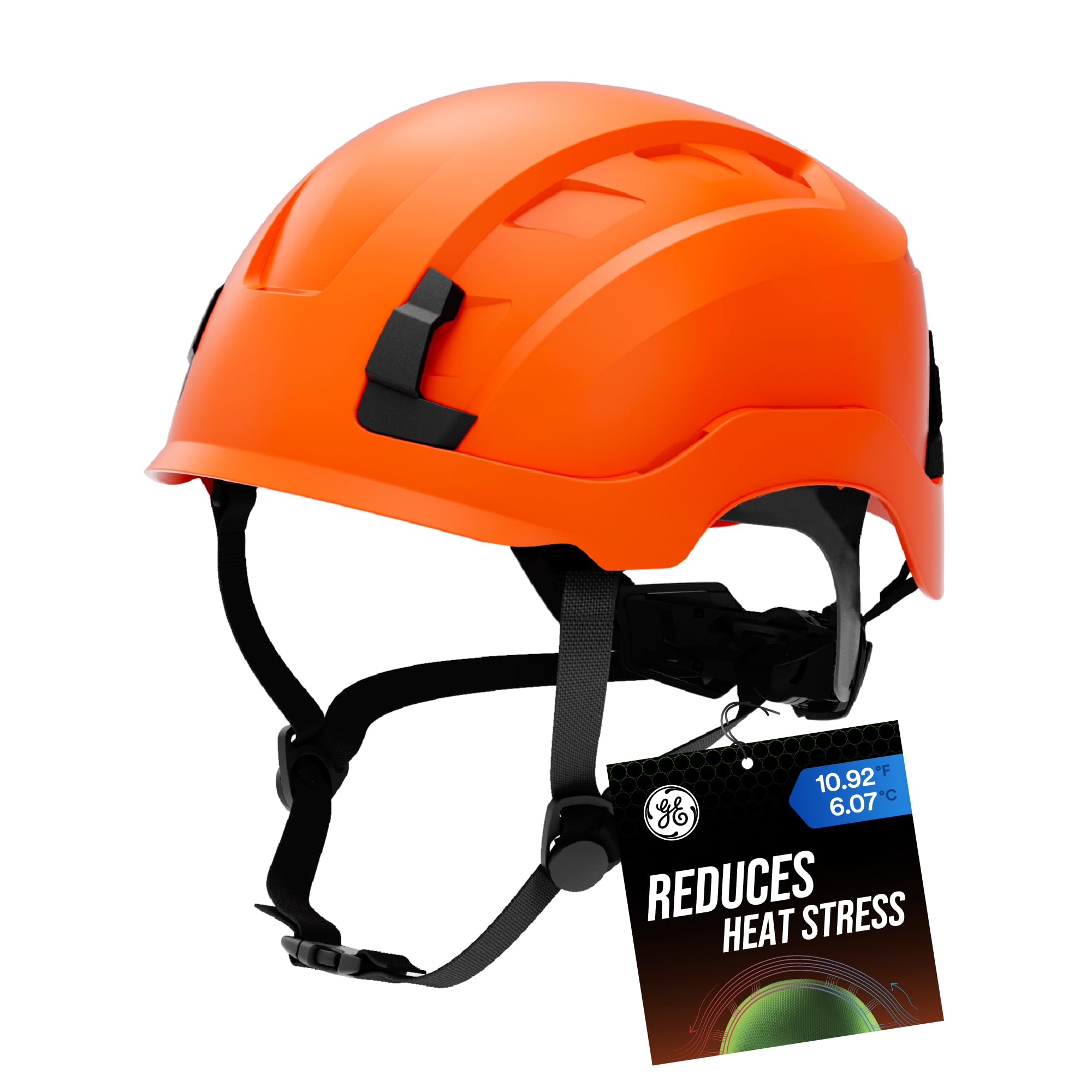 GE Orange GH401 Casco di sicurezza non ventilato