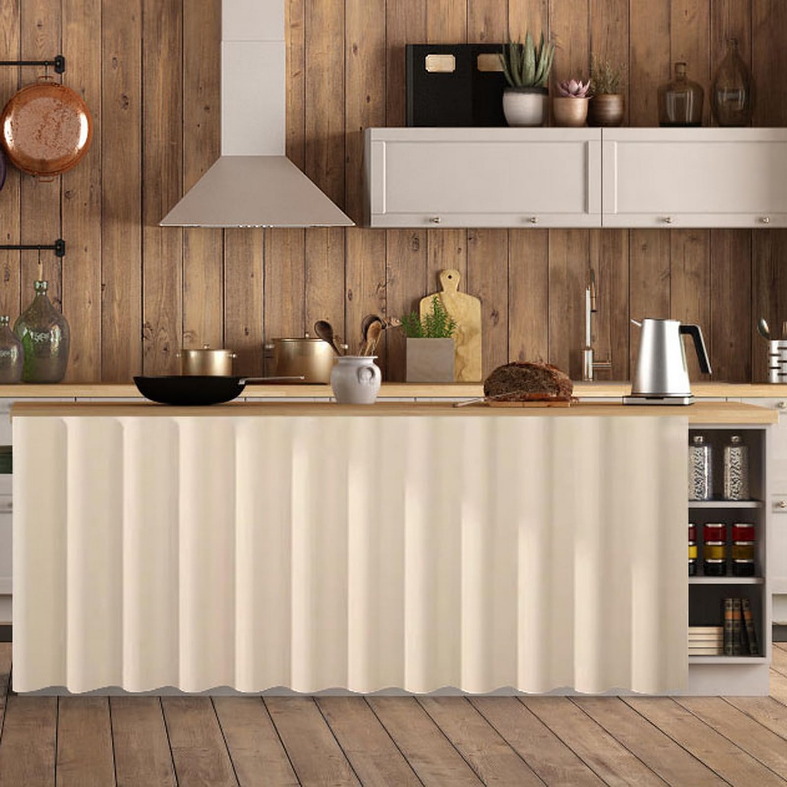 Étagère autocollante anti-poussière de cuisine et bain 140x80 cm