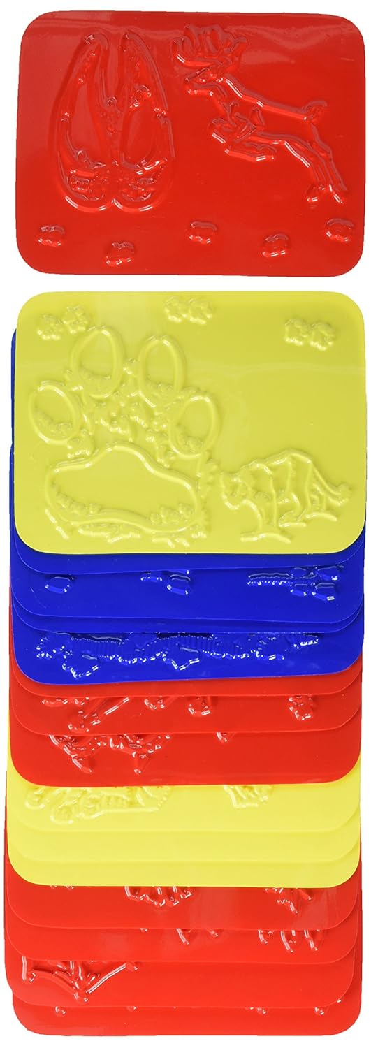 Roylco Animal Tracks Rubbing Plates Amazon.in Toys & Games