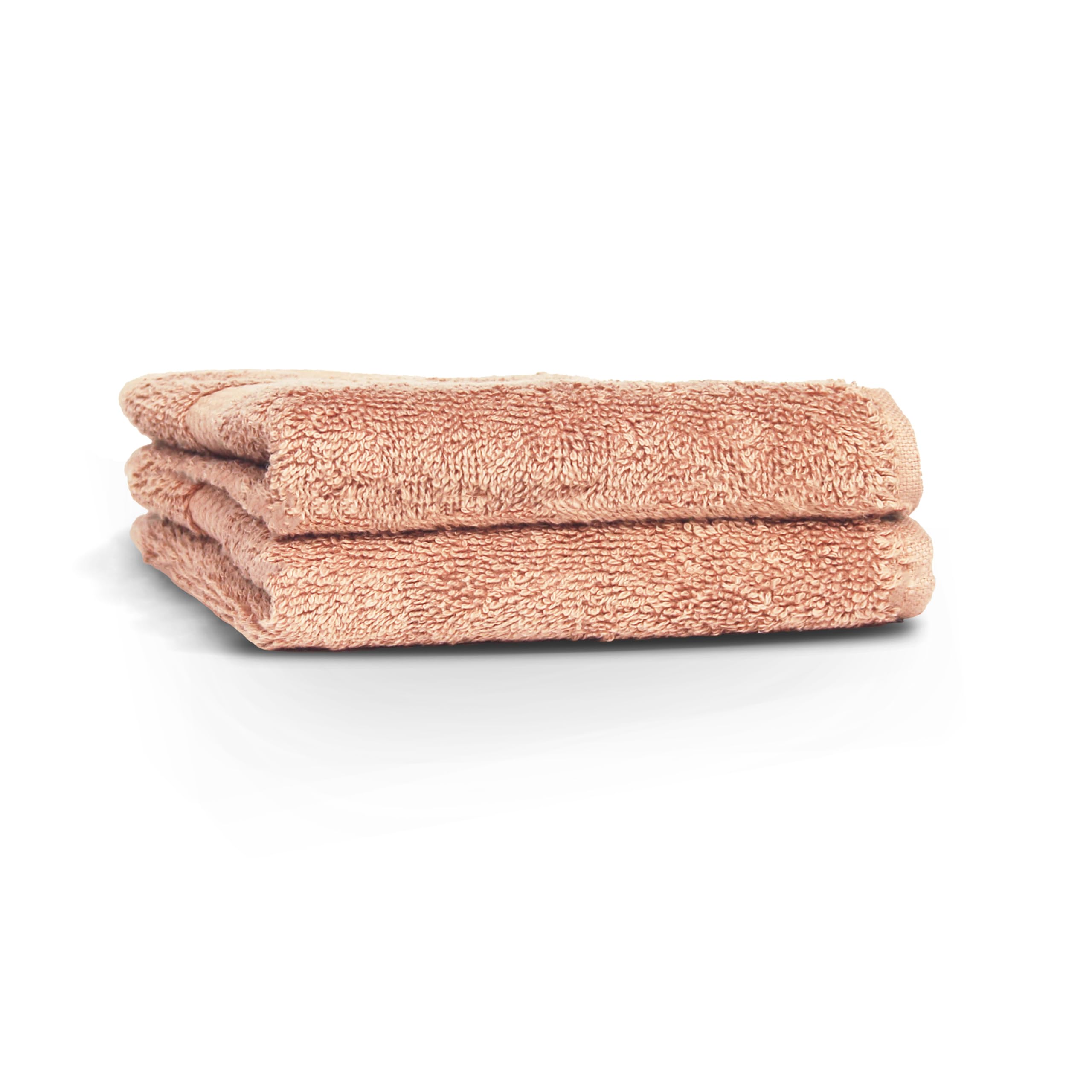 Yard Loft Combed Cotton Face Cloths 2 Pack, Blush, 30 x 30cm - Image 2