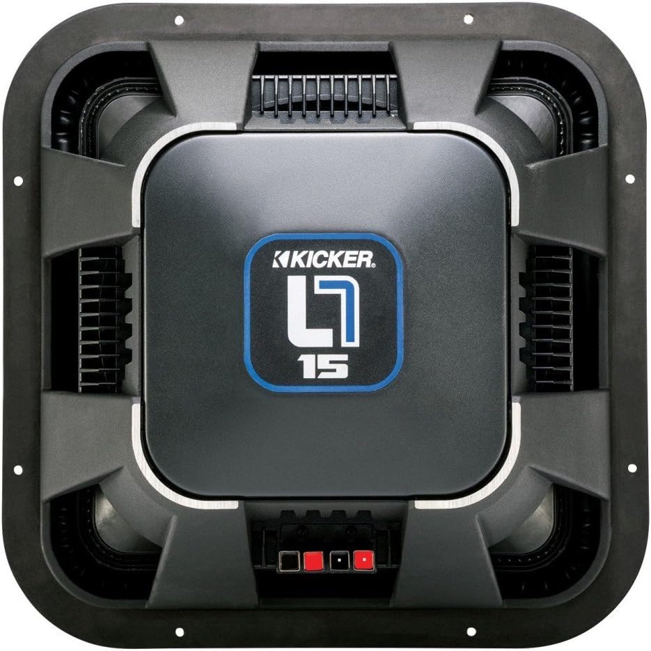 Discount 70% Kicker L715 Q-Class 15-Inch (38cm) Square Subwoofer, Dual Voice Coil 4-Ohm