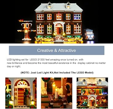 BrickBling LED Light Compatible with LEGO Home Alone 21330