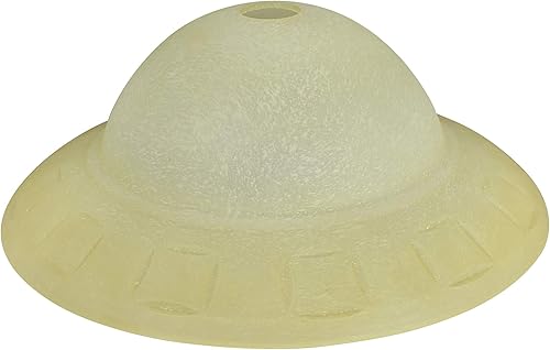 Vista 28 de Aspen Creative Frosted 23100-01A Pantalla de vidrio de repuesto estilo transicional estilo antorcha, 5 pulgadas de alto x 12-7/8 pulgadas