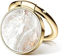 Vista 21 de GVIEWIN Soporte de anillo para teléfono celular con purpurina, soporte metálico con agarre, rotación de 360°, compatible con iPhone 17/16/15/14/Pro