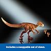Mattel Jurassic World Hammond Collection Dinosaur Action Figure Ornitholestes, Premium Design with Realistic Eyes, 18 Articulated Joints & Extra Hands JKM91