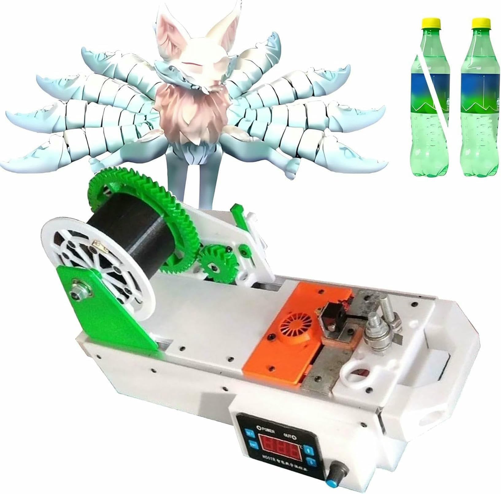 3D-Recycling-PET-Filament-Hersteller, Desktop-Filament-Maker-Maschine, 3D-Drucker-Extruder, Pultrudierte Kunststoffflaschen, Recycler Für Recycelte PET-Flaschen