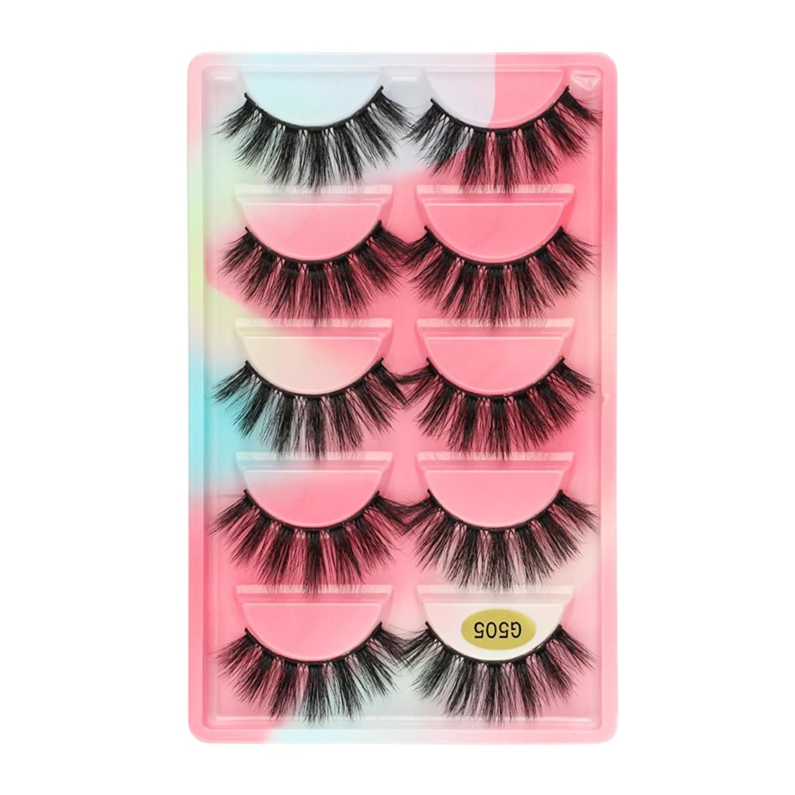 UAMOU 2-50 Boxes Eyelashes faux mink lashes natural 3d mink eyelashes volume false lashes in bulk cilios Cheerfully