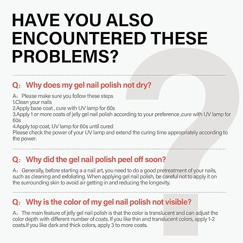 Miniatura 7 de AILLSA GB53 - Esmalte de uñas de gel neutro, color nude translúcido, semipermanente, UV, esmalte de uñas de gel color neutro para arte de uñas,