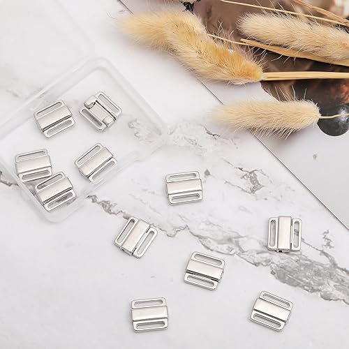 Miniatura 5 de CHGCRAFT 12 piezas de brasier para hacer lencería de costura de bramaking bikini halter tops traje de baño clips lencería traje de baño correa de