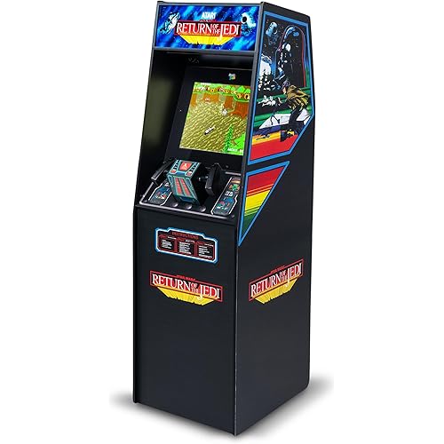 ARCADE CLASSICS Atari Star Wars Ultra Series Free Standing Electronic Game w/ 17" Liquid Crystal Screen - Classic Indoor Cabinet Console for Home & Basement Gaming
