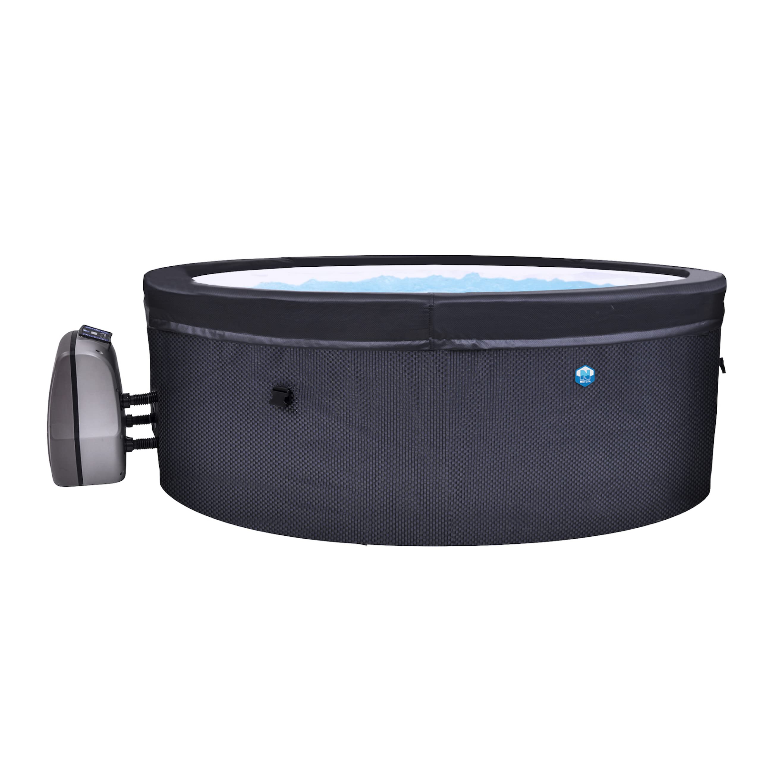 NETSPA - SP-VIP140/MOB2 - NetSpa Vita - Półsztywne Spa + Meble (5 elementów) - Przenośne spa - Okrągły - 4-osobowy