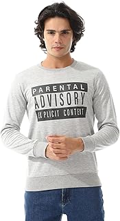 سويت شيرت سهل الارتداء للرجال من اندورا مطبوع عليه كلمة "Advisory"