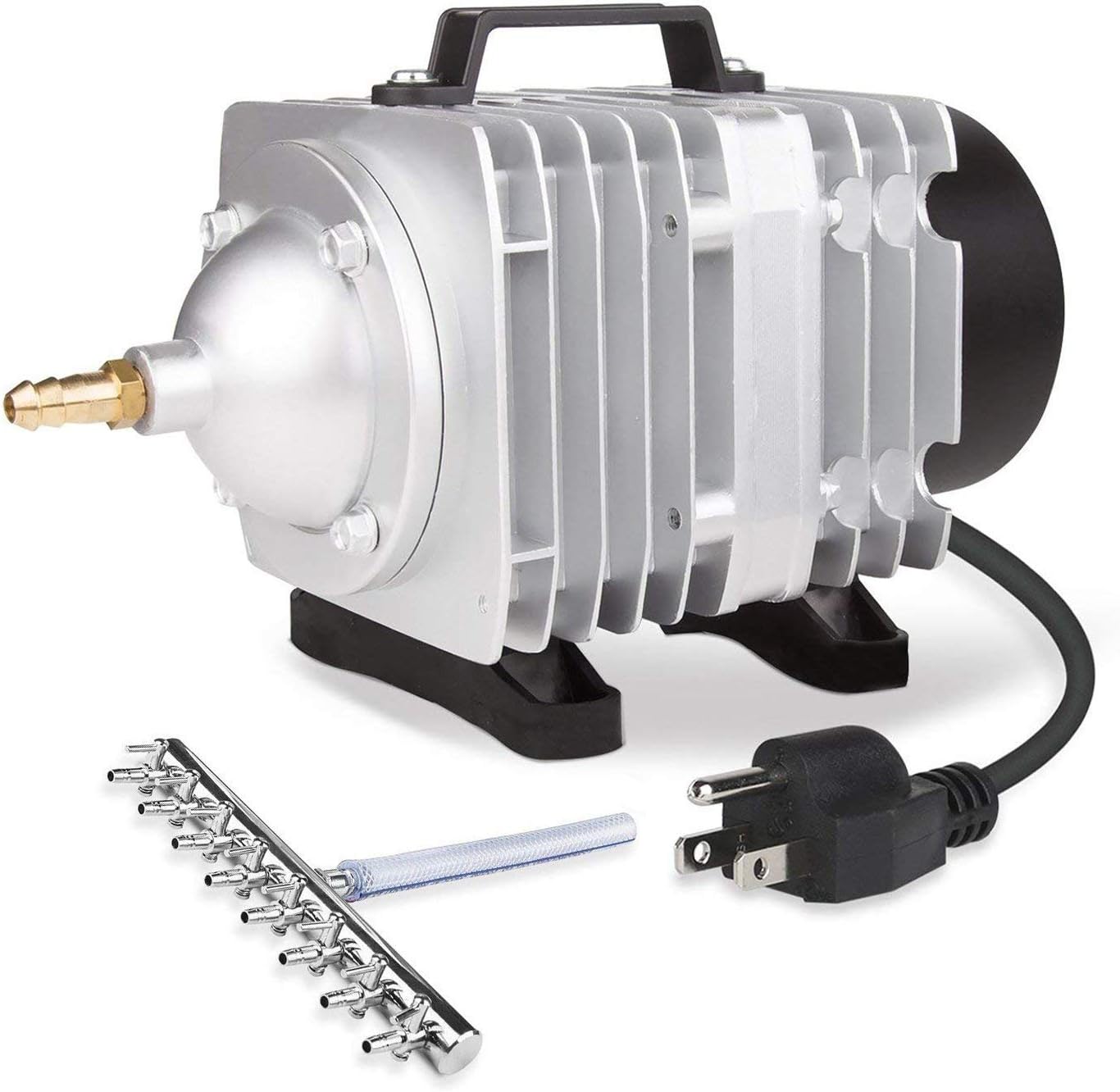 VIVOSUN Commercial Air Pump 1110 GPH 8 Outlet 50W 70L/min for Aquarium and Hydroponic Systems : Pet Supplies